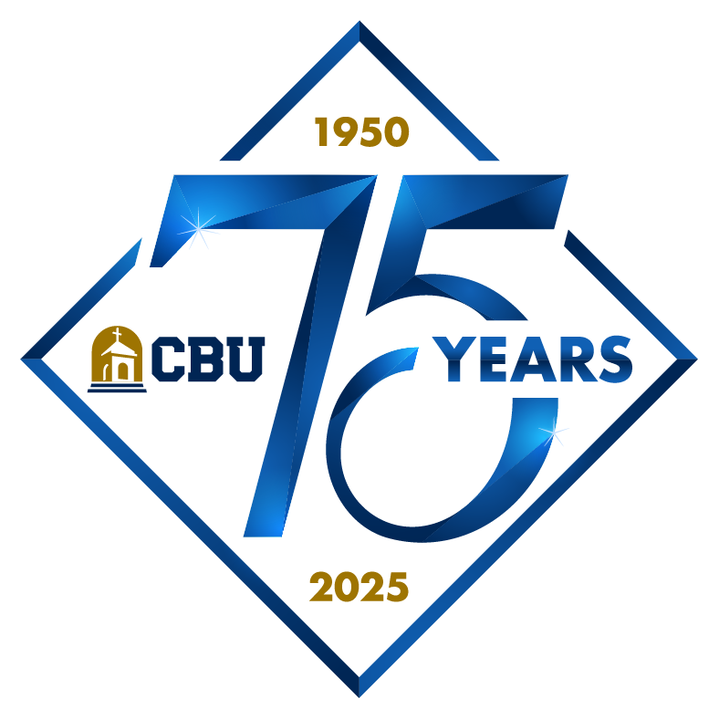 75th anniversary logo with the years 1950-2025 placed around it