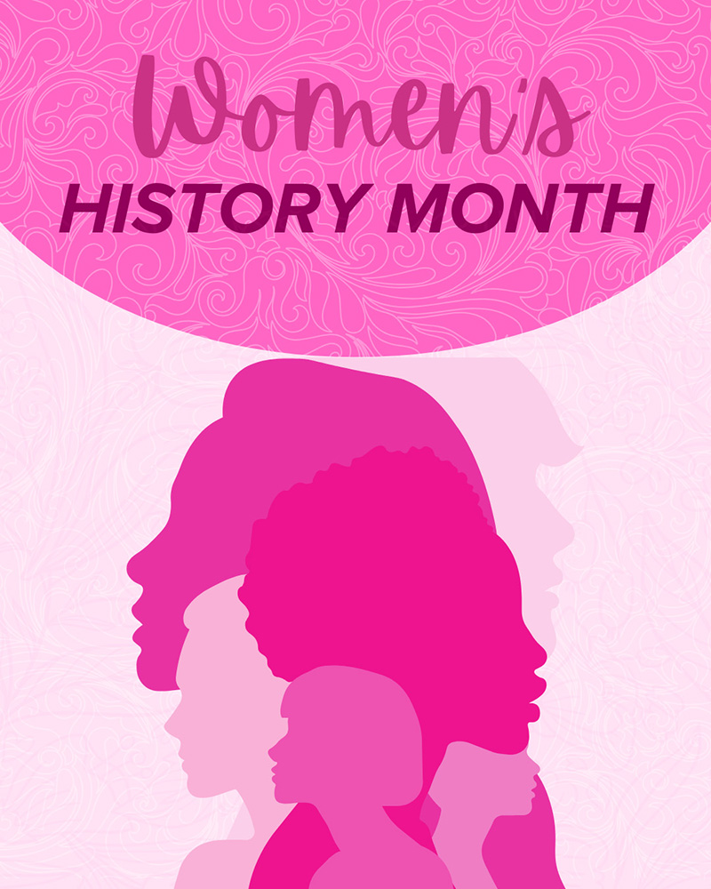 Women's History Month graphic
