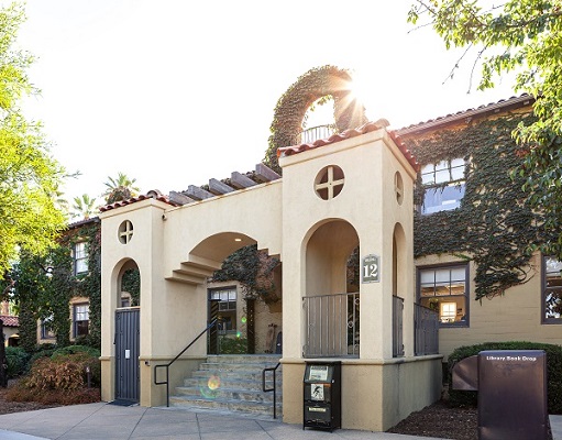 Front of CBU Library
