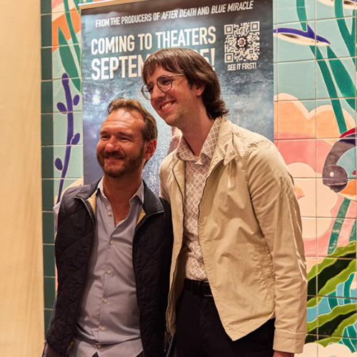 Nick Vujicic and Christian Staver 