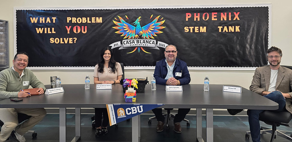 Dr. Humberto Gallegos, left, Wendy Barbosa-Bulrice, Dr. Mario Oyanader and Dr. Michael Sill