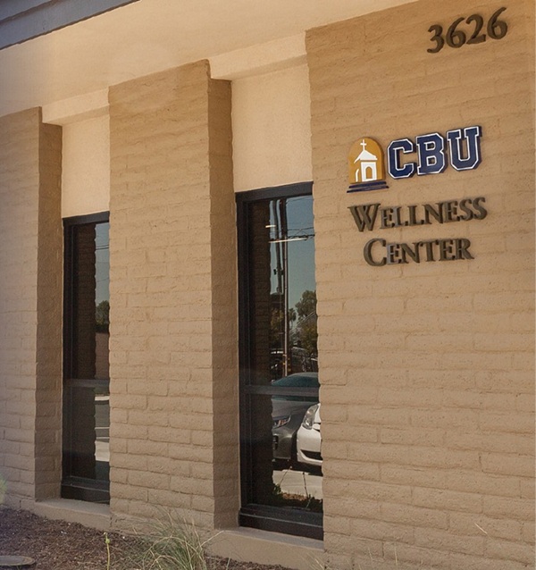 Outside of CBU Wellness Center