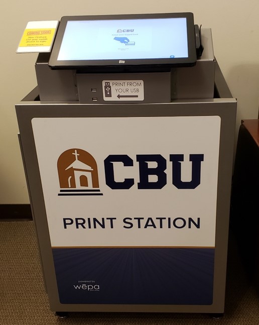 New printing kiosk