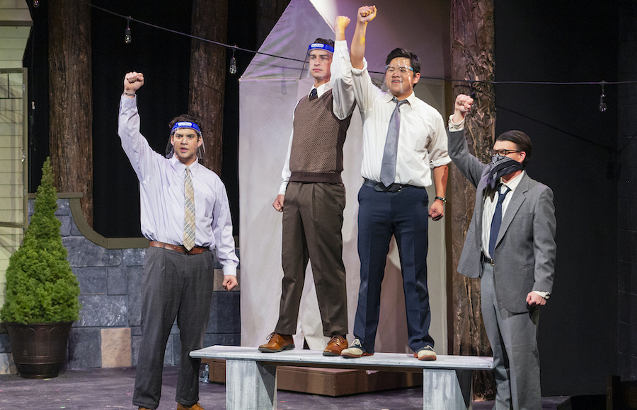 cbu students as actors on stage