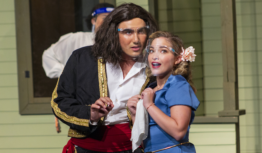 cbu students as actors on stage