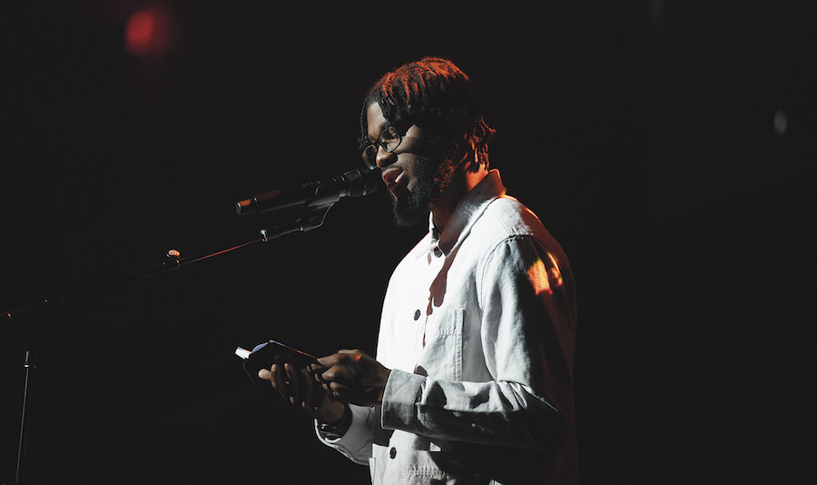 CBU student performing at Woo Fest
