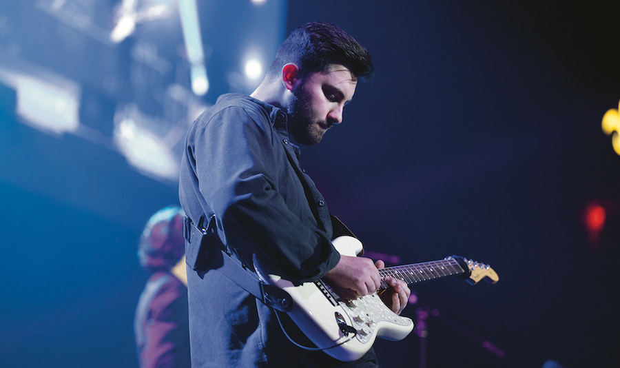 CBU student performing at Woo Fest