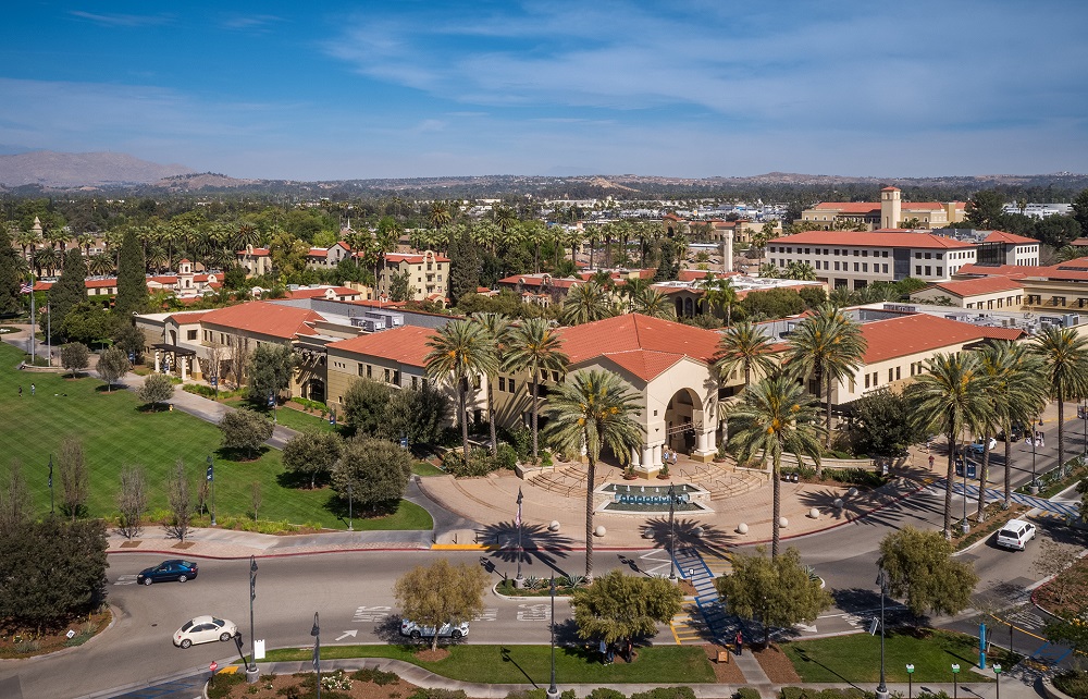 CBU Campus aerial shot