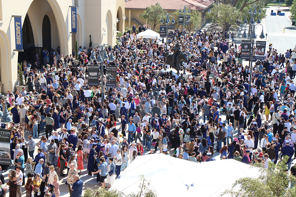 outdoor crowd shot
