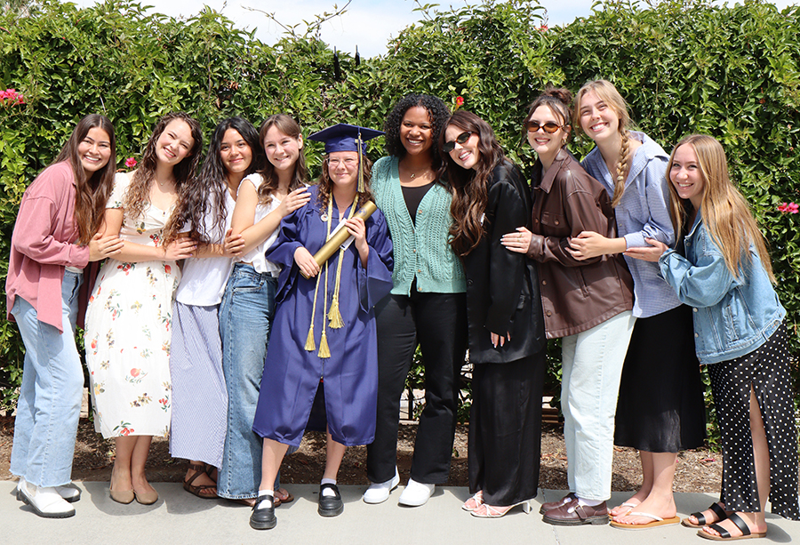 A CBU Graduate with friends