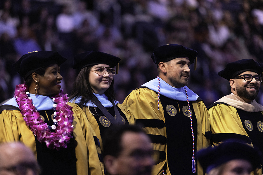 A few graduates