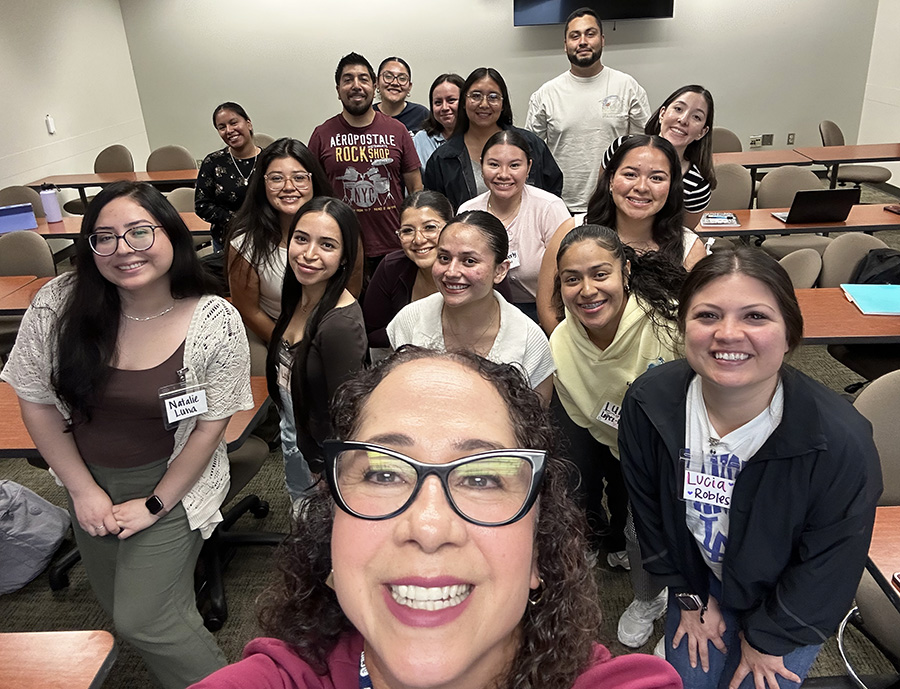 Dr. Hurtado and students