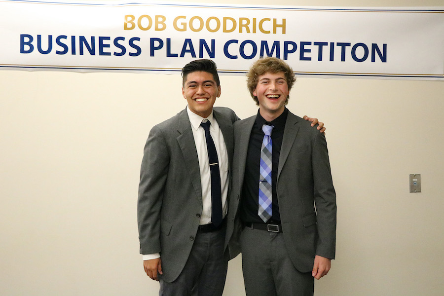 Aspiring student entrepreneurs at California Baptist University pitched their innovative ideas at the second Bob Goodrich Business Plan Competition on April 18. The top three business models won a combined $10,000. 