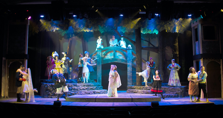 actors on stage