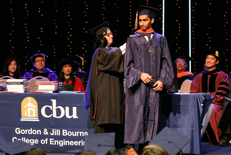 Master’s hooding ceremonies celebrate graduate students’ achievements at CBU