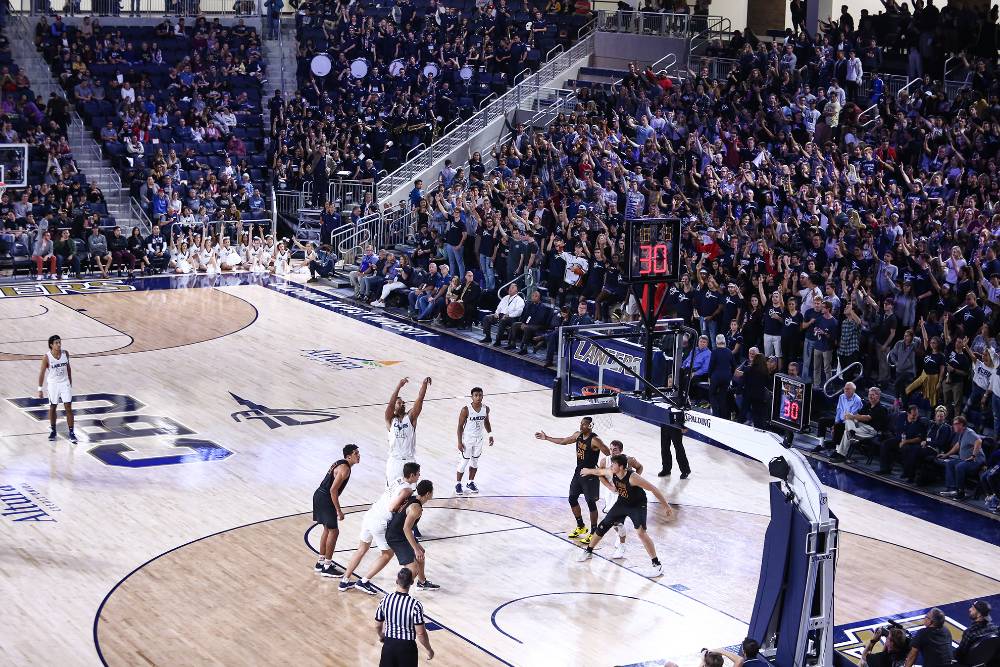 CBU inaugural men's basketball game in Events Center