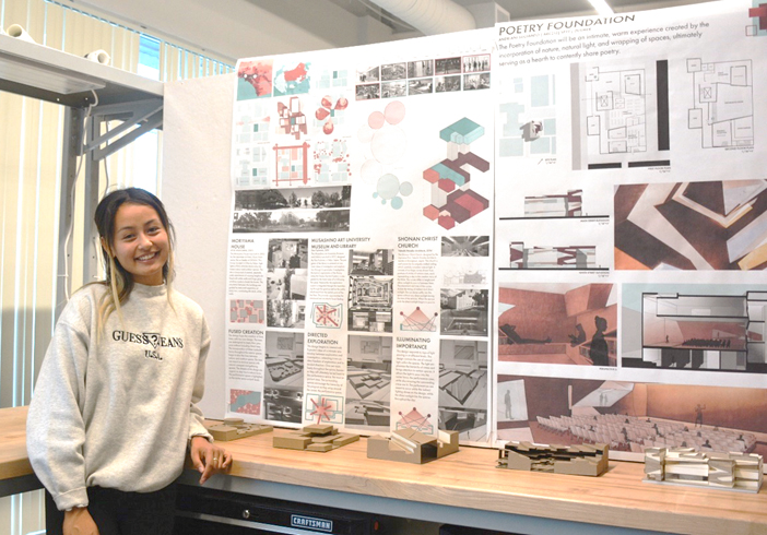 CBU architecture students display their creative works 