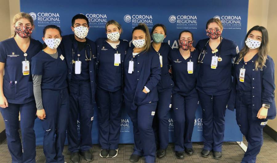 CBU nursing students help administer COVID-19 vaccines