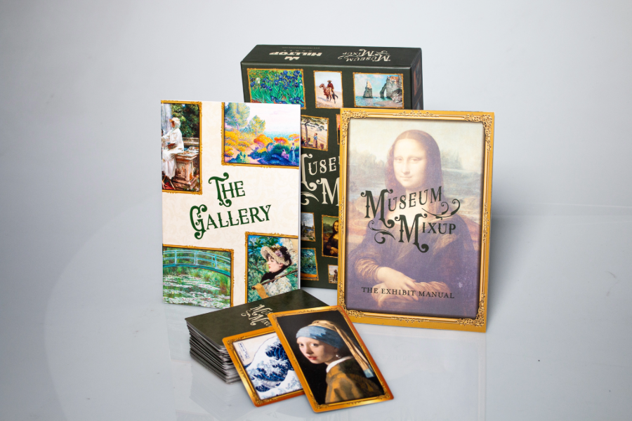 Museum Mixup game components