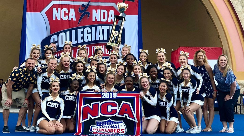 The cheer team at California Baptist University won its sixth                       consecutive National Cheerleaders Association Championship at Daytona Beach,                       Florida, on April 6. The Lancers have not lost in team competition since 2013. 