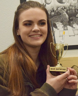 Best Overall Work by a Student, Faculty Choice: Christina Izaguirre