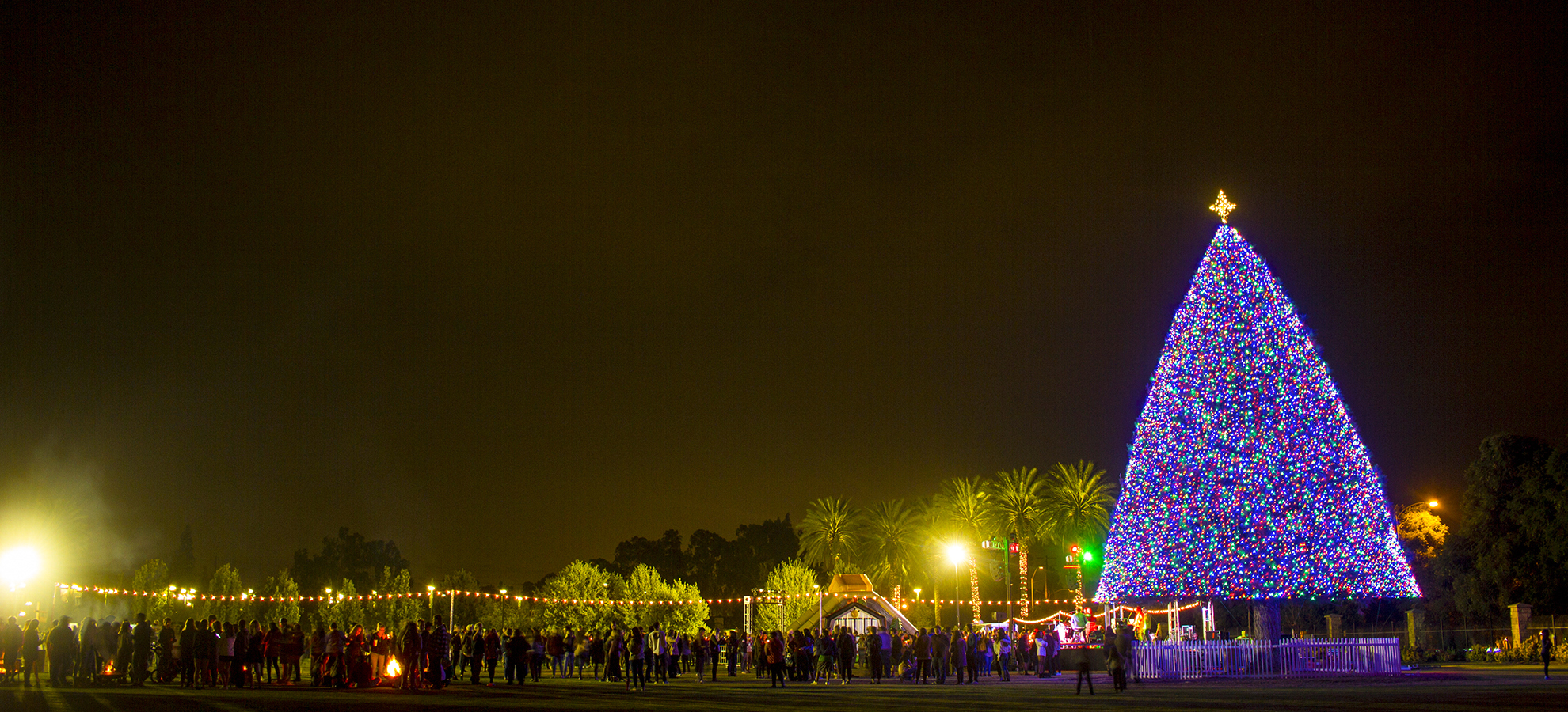 Tree-lighting event celebrates start of Christmas season at CBU 