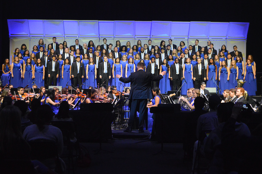 Sounds of Christmas filled chapel at California Baptist University on Dec. 5 as musicians from the Collinsworth School of Music performed a mix of seasonal music.