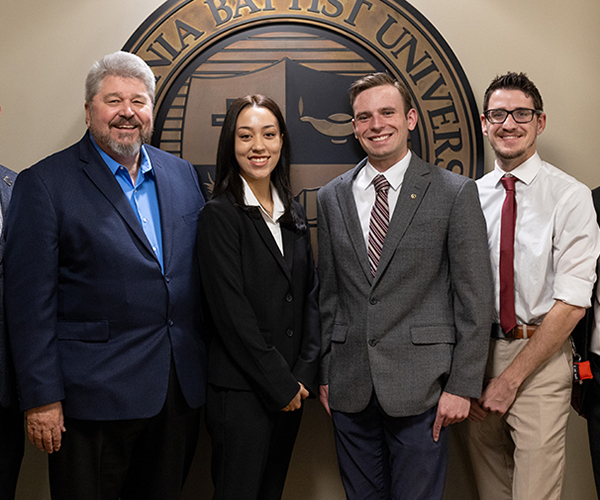Dr. Ellis and Dr. Sands with award winners