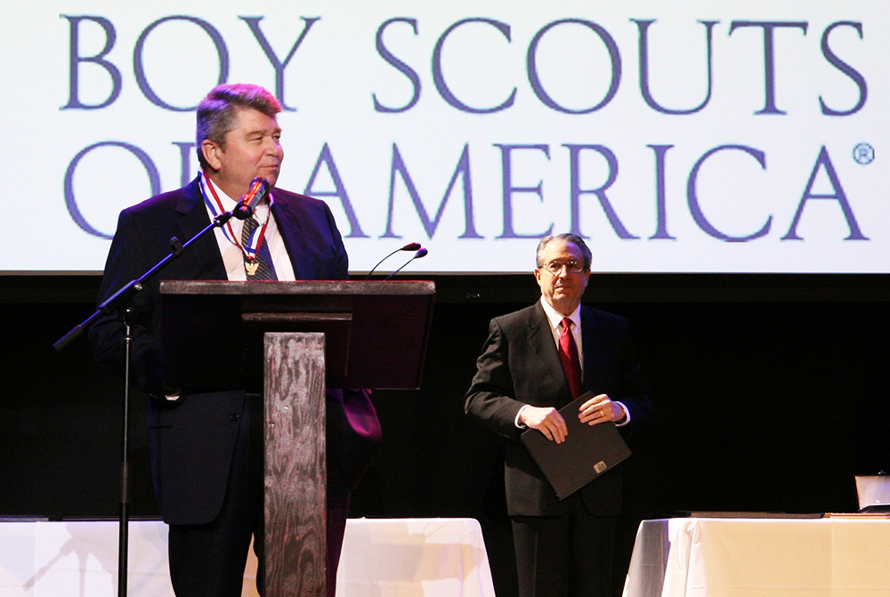 CBU president receives high honor from Boy Scouts 