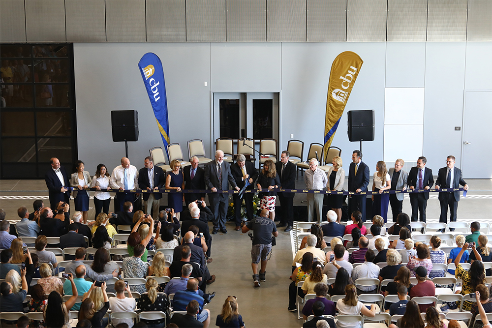 California Baptist University celebrated the opening of the                       Dennis and Carol Troesh Engineering Building at a dedication ceremony on July                       25. 