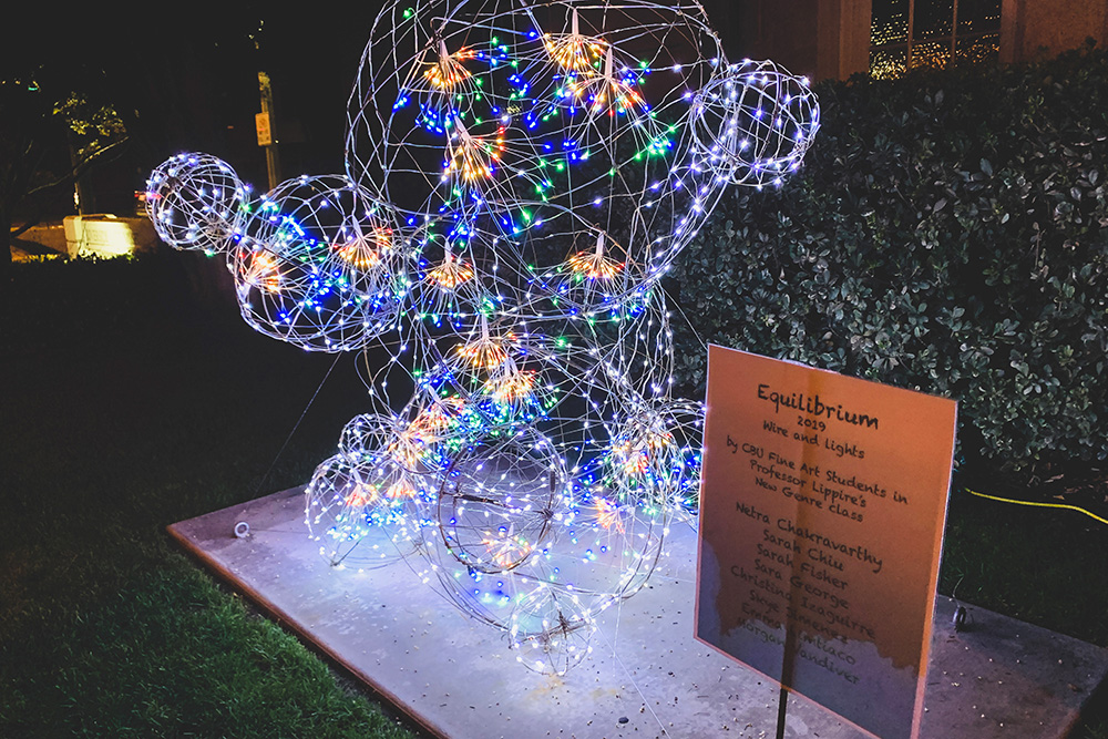 CBU student artwork shines at Riverside Festival of Lights