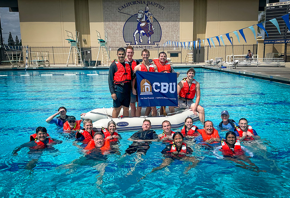 group in pool