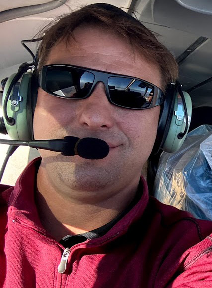 Aviation flight instructor using skills to serve others 