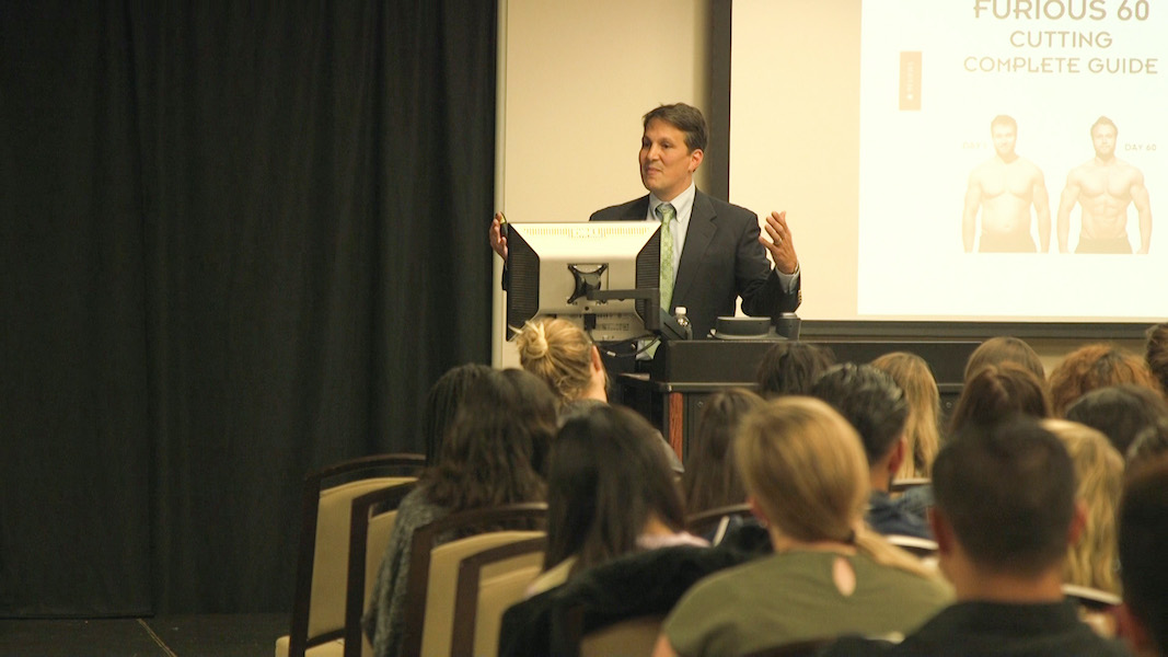 When it comes to developing an eating disorder, nature provides the vulnerability and social pressures trigger the process, Dr. Jeffrey Mar told a California Baptist University audience on Nov. 16. 