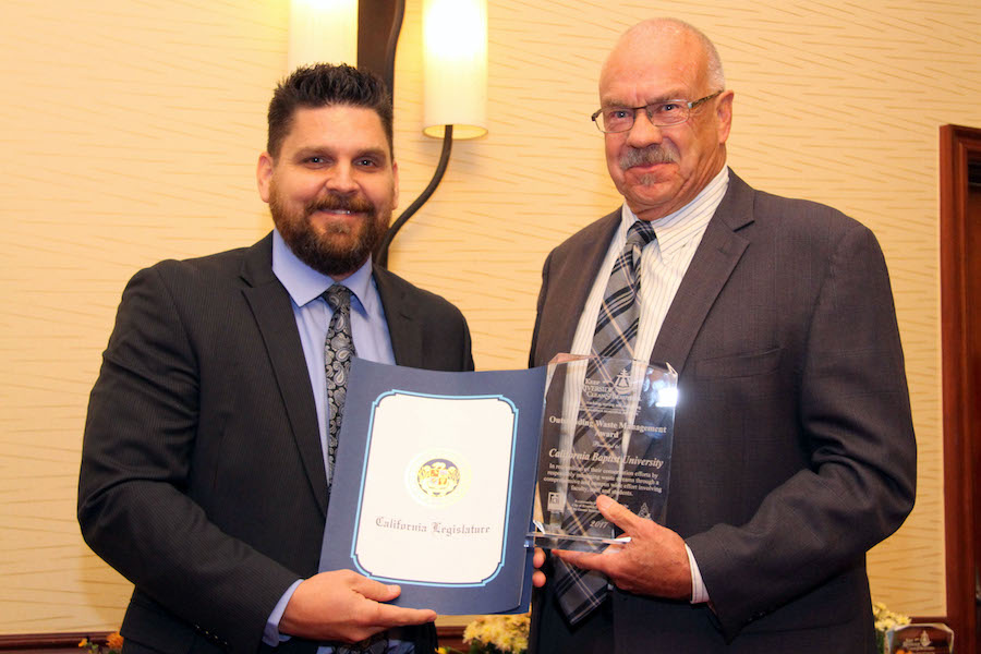 CBU receives Outstanding Waste Management Award