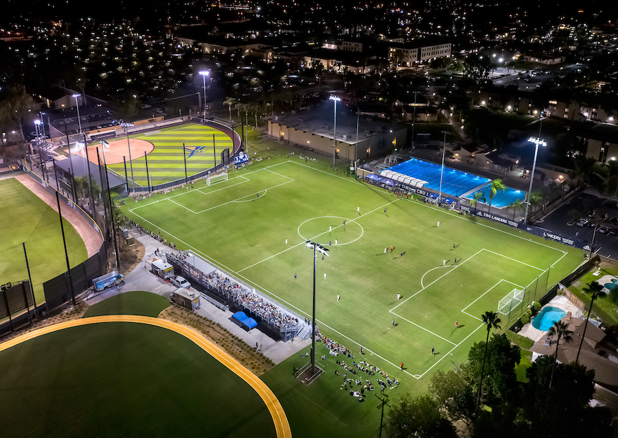 California Baptist University won second place for its soccer and softball fields at the Keep Riverside Clean and Beautiful’s annual Beautification Awards. The awards were announced during the mayor’s State of the City address held Jan. 26.