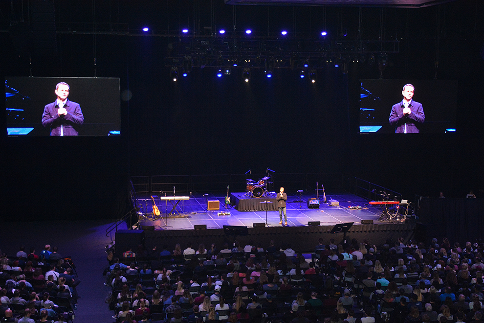 Kirk Cameron shares his faith journey with CBU chapel audience
