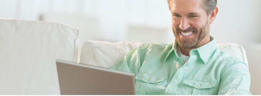 Man on laptop