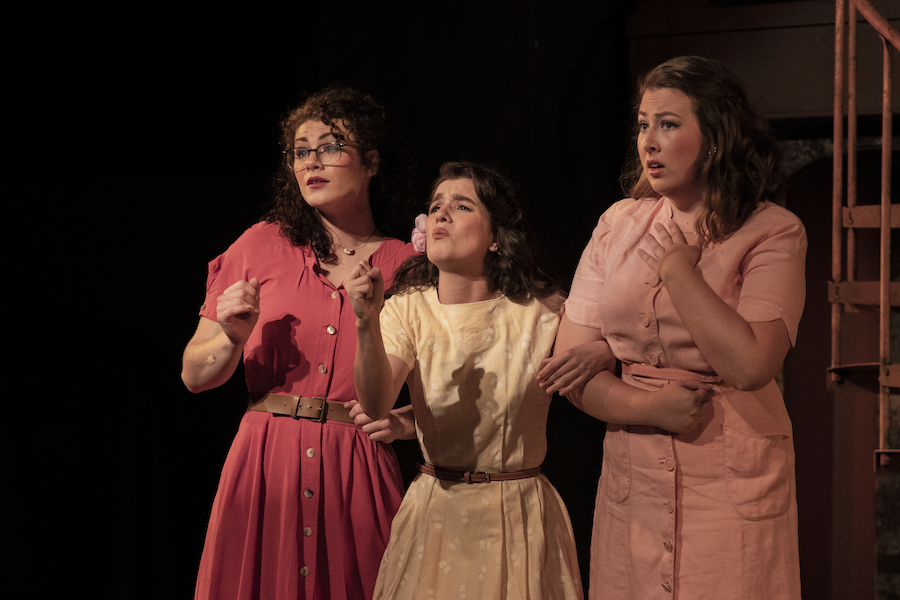 actors on stage performing Shakespeare