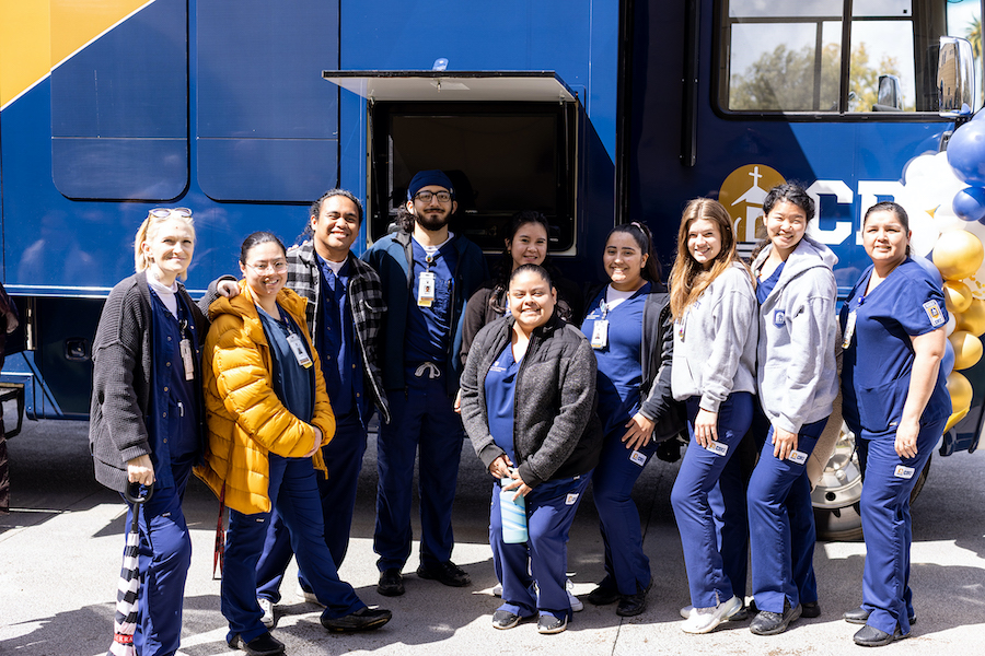 The new CBU Mobile Health Clinic arrives on campus