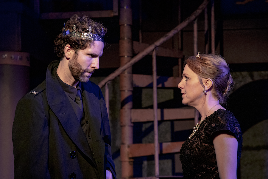 actors on stage performing Shakespeare