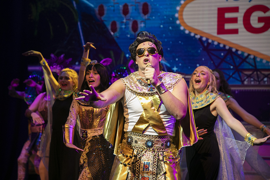 Performers at School of Performing Arts production