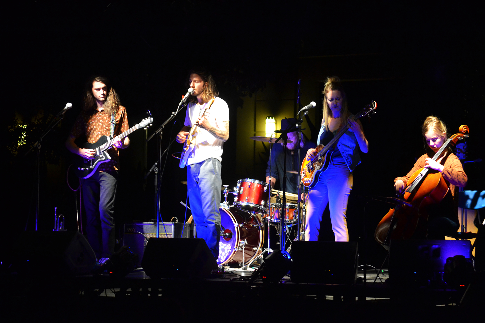 Tow’rs (a folk band from Flagstaff, Arizona) played at the Stamps Courtyard at California Baptist University to kick off TWIRP (The Woman Is Required to Pay) week on Sept. 26.  