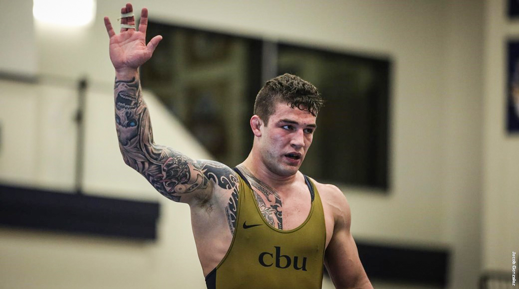 Waste wins championship, clinches a strong showing for CBU wrestling at NCAA Championships