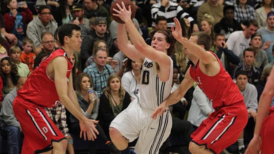History was made in Van Dyne Gym Saturday night. California Baptist University defeated Dixie State 100-90 with its first victory over the Red Storm and kept its winning streak alive in front of a packed home court.