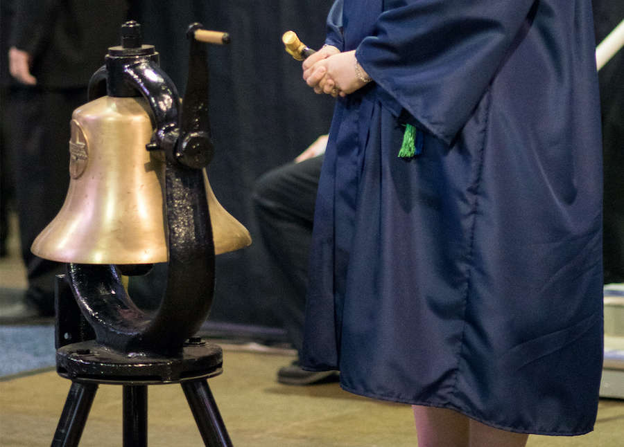 This week, as more than 800 students of California Baptist University prepare to walk during the three fall commencement ceremonies, they                       will hear the ringing of the bell, which will be carried out by several notable Lancers. 