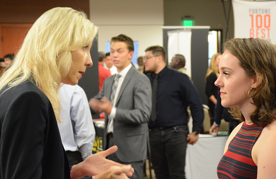 CBU Business Fair connects hundreds of students with prospective                       employers