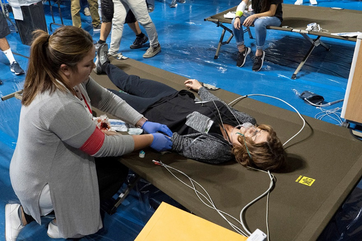 Interprofessional disaster simulation aims to prepare CBU students to serve as first responders