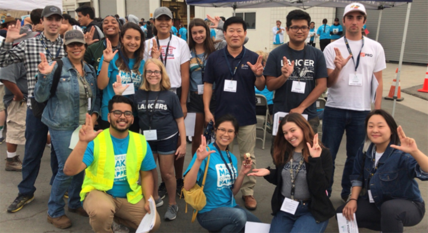 CBU students document cleanup event for Keep Riverside Clean & Beautiful