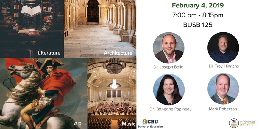 CBU seminar series looks into leadership insights from aesthetic                       works 